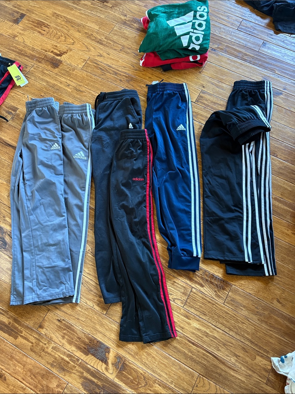 Adidas Kids Track Pants - Black, Gray, Blue